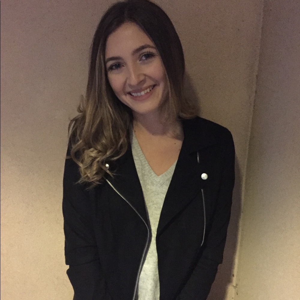Black faux suede blazer